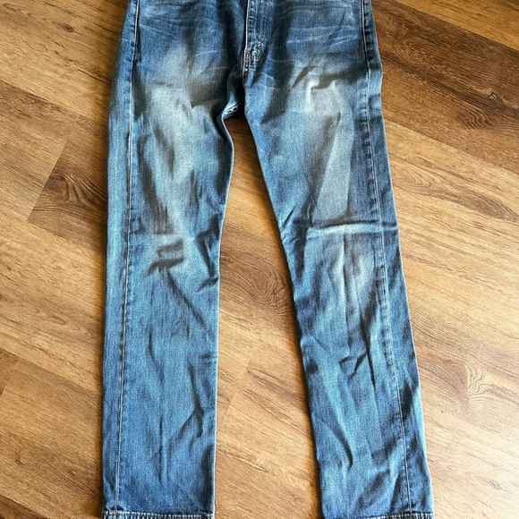 Levi's Mens 34 x 34 Classic Straight 513 Regular Wash Casual Denim Jeans - Picture 6 of 7